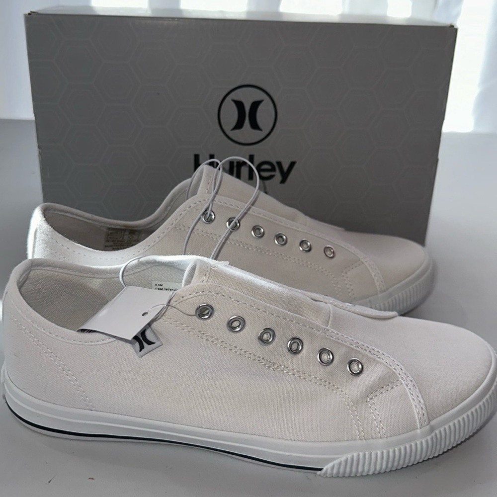 Hurley women's white shoes size 8.5